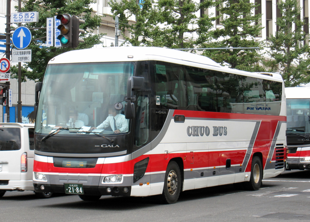 北海道中央バス「スターライト釧路号」　2184（H26.10.22）