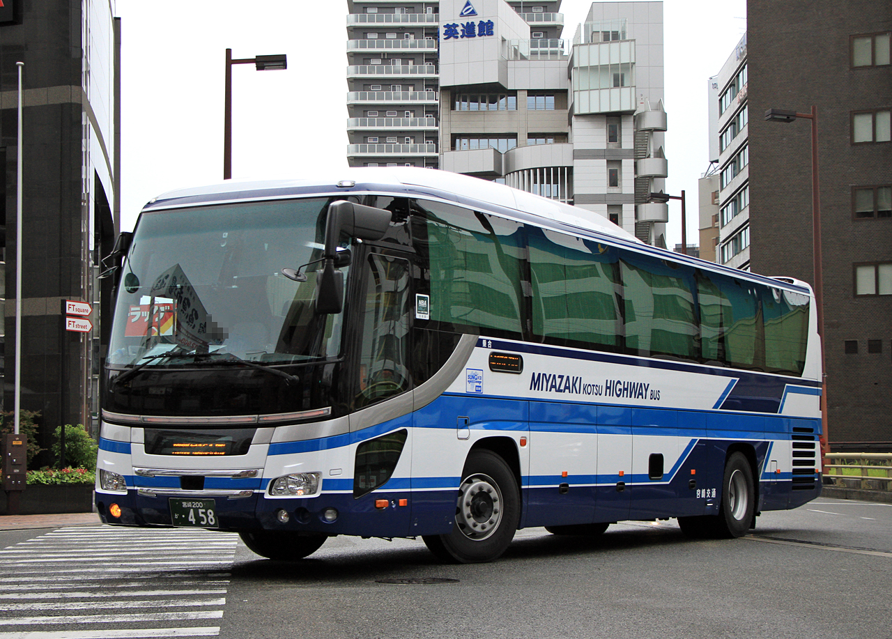 宮崎交通「福岡～延岡・宮崎　夜行線」　･458_201