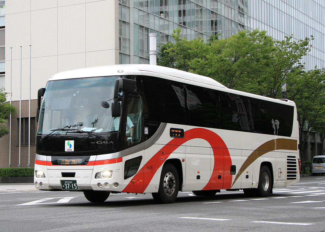 山陽バス「レッツ号」立川～京阪神線　7640N