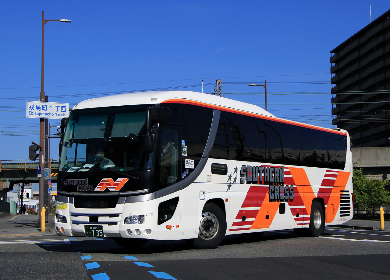 南海バス「サザンクロス」長岡線 ・735